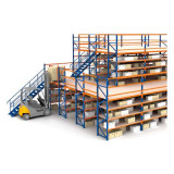 Мезонины на полочных стеллажах 