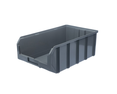 Пластиковый ящик Стелла-техник V-4-серый 502х305х184мм, 20 литров