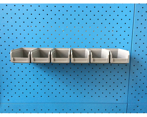 Органайзер настенный Стелла-техник V-1-650-серый , 6 ящиков V-1