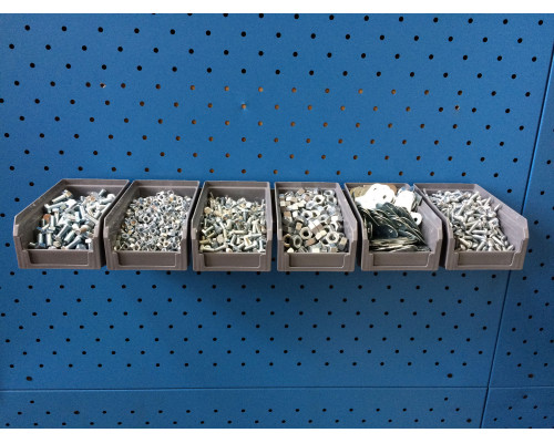 Органайзер настенный Стелла-техник V-1-650-серый , 6 ящиков V-1