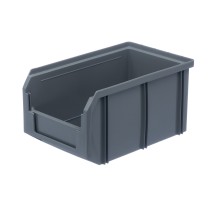 Пластиковый ящик Стелла-техник V-2-серый 234х149х120мм, 3,8 литра