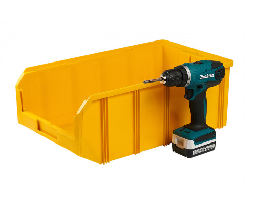 Пластиковый ящик Стелла-техник V-4-желтый 502х305х184мм, 20 литров