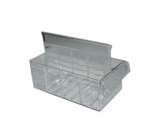 Перегородка короба Стелла-техник С-2-продольная , прозрачная