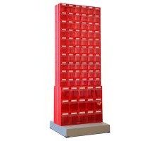 Стойка двусторонняя напольная Стелла-техник 406-00-10-03 (600х380х1650)