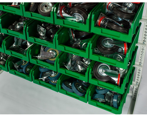 Пластиковый ящик Стелла-техник V-3-серый 342х207x143мм, 9,4 литра