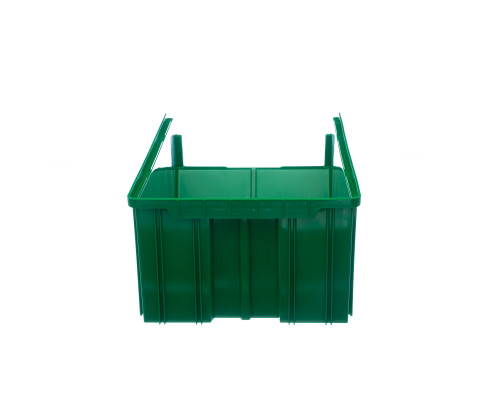Пластиковый ящик Стелла-техник V-4-зеленый 502х305х184мм, 20 литров