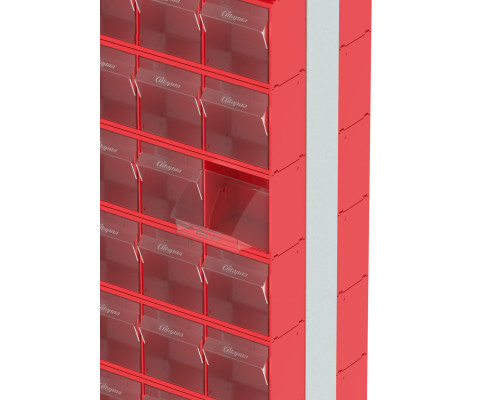 Стойка двусторонняя напольная Стелла-техник 406-05-06-03 (600х380х1650)