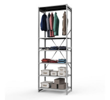 Стеллаж металлический ТСУ Универсал, 3000x1060x600 мм.Штанги: 1шт. Полки: метал. усил. 6 шт.