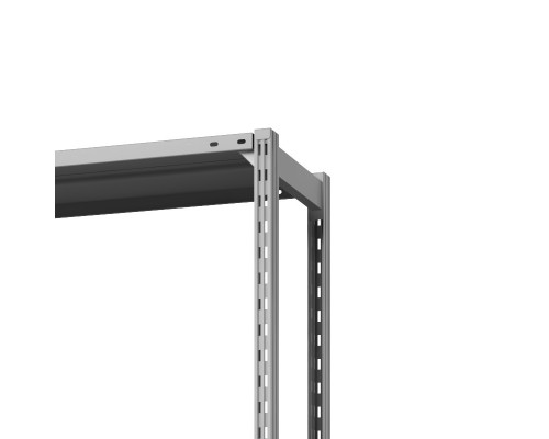 Стеллаж металлический ТСУ Универсал, 3000x760x400 мм. Полки: метал. 6 шт.