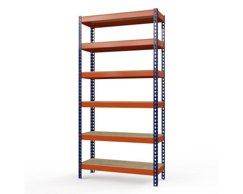 Стеллаж металлический Профи-Т 3000x1845x500 мм. Ярусы: фанера 6 шт.