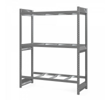 Стеллаж грузовой СГ Ультра (2500х1200х800) 3 яруса, без настила, для шин, дисков, колес