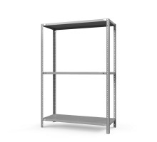 Стеллаж металлический ТС Лайт, 1500x700x800 мм. Полки: 3 шт. метал.