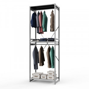 Стеллаж металлический ТСУ Универсал, 3000x1060x600 мм.Штанги: 2шт. Полки: метал. усил. 3 шт.