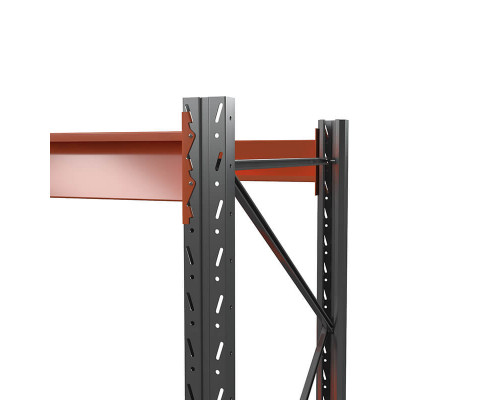 Стеллаж металлический паллетный (4500х1800х1100 мм), 3 яруса