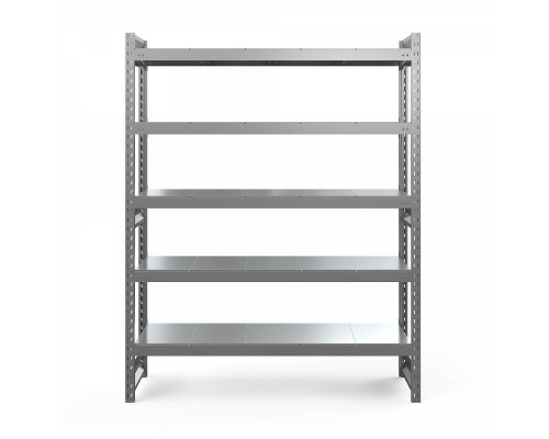 Стеллаж грузовой СГ Ультра (2500х2100х600 мм) 5 ярусов, цинк