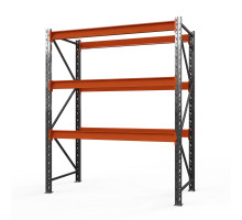 Стеллаж металлический Оптима, 2000x2500x600 мм. Ярусы: 3 шт. без настила