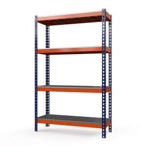 Стеллаж металлический Профи-Т 2500x1540x655 мм. Ярусы: оцинк. мет. перф.  4 шт.