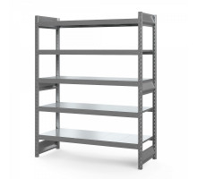 Стеллаж грузовой СГ Ультра (2000х1800х800 мм) 5 ярусов, цинк