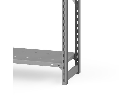 Стеллаж металлический ТСУ Универсал, 2500x760x400 мм. Полки: метал. перф. усил. 5 шт.