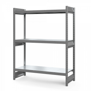 Стеллаж грузовой СГ Ультра (2500х1800х800 мм) 3 яруса, цинк