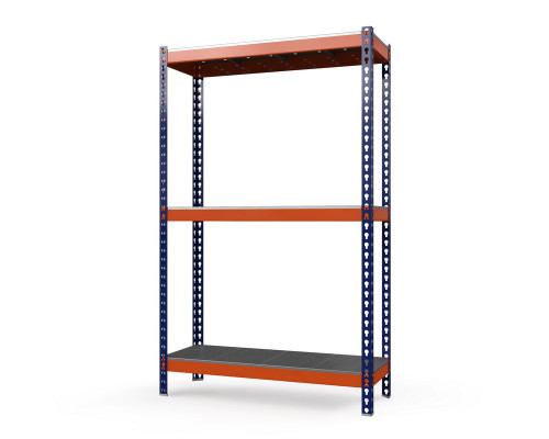 Стеллаж металлический Профи-Т 2000x1240x655 мм. Ярусы: оцинк. мет. перф.  3 шт.