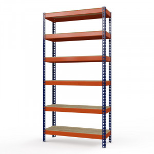 Стеллаж металлический Профи-Т 3000x1845x500 мм. Ярусы: фанера усил. 6 шт.