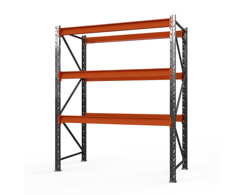 Стеллаж металлический Оптима, 2000x1250x785 мм. Ярусы: 3 шт. без настила