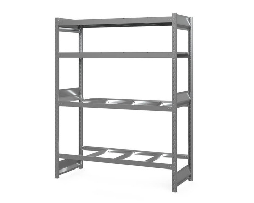 Стеллаж грузовой СГ Ультра (2000х2100х500 мм) 4 яруса, без настила, для шин, дисков, колес