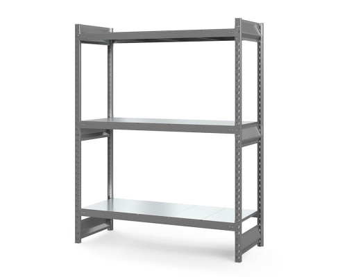 Стеллаж грузовой СГ Ультра (2500х2100х500 мм) 3 яруса, цинк