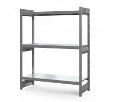 Стеллаж грузовой СГ Ультра (2000х1800х500 мм) 3 яруса, цинк