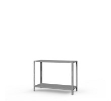 Стеллаж металлический ТС Лайт, 1000x1000x300 мм. Полки: 2 шт. метал. перф.