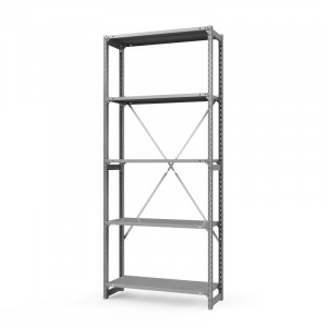 Стеллаж металлический ТСУ Универсал, 2500x1060x400 мм. Полки: метал. 5 шт.