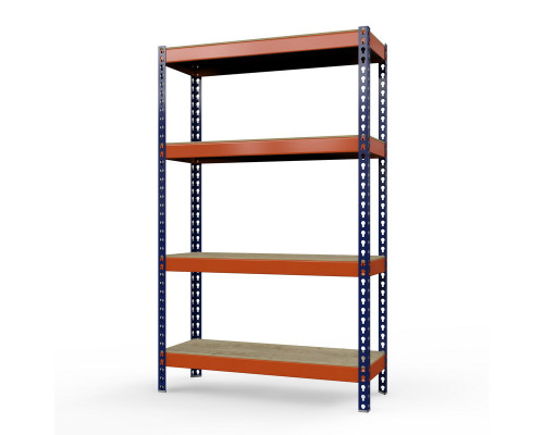 Стеллаж металлический Профи-Т 2000x1240x770 мм. Ярусы: фанера 4 шт.