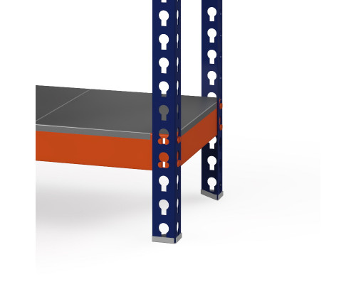 Стеллаж металлический Профи-Т 2500x1845x1005 мм. Ярусы: оцинк. мет. усил. 4 шт.