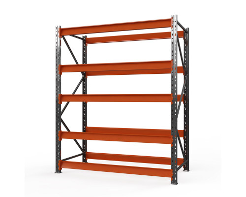 Стеллаж металлический Оптима, 2500x1530x785 мм. Ярусы: 5 шт. без настила