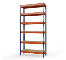 Стеллаж металлический Профи-Т 3000x1540x500 мм. Ярусы: фанера 6 шт.