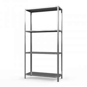 Стеллаж оцинкованный ТС Лайт, 2000x1000x400 мм., 4 полки
