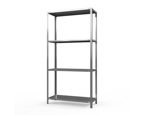 Стеллаж оцинкованный ТС Лайт, 2000x1000x400 мм., 4 полки