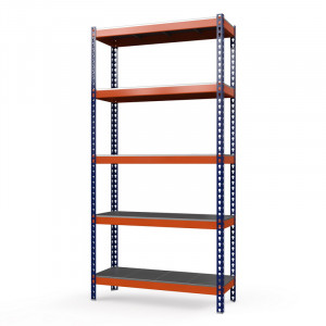 Стеллаж металлический Профи-Т 2500x1845x500 мм. Ярусы: оцинк. мет. усил. 5 шт.