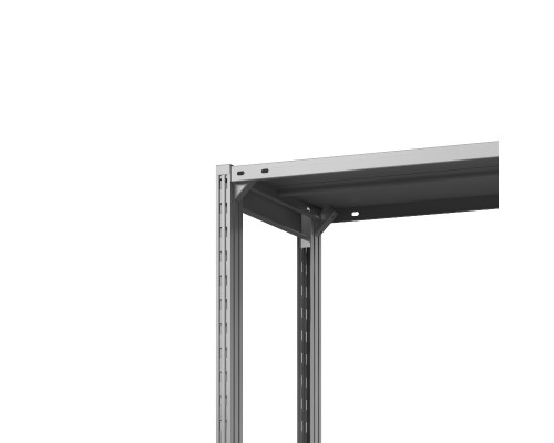 Стеллаж металлический ТСУ Универсал, 2000x760x800 мм. Полки: метал. усил. 4 шт.