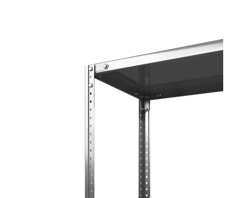 Стеллаж оцинкованный ТС Лайт, 2500x1000x400 мм., 5 полок