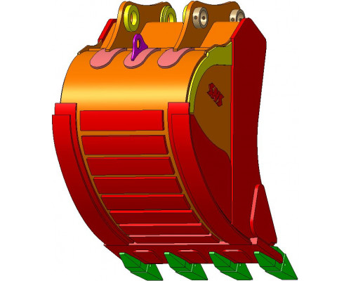 Сверхусиленные ковши для экскаваторов 15-20 тонн