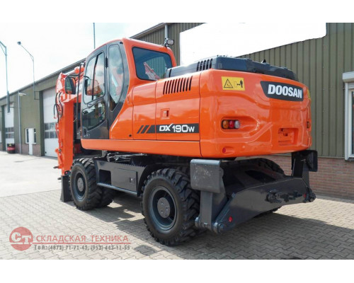 Колесные экскаваторы DX190W