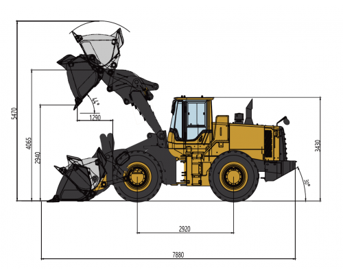 Фронтальный погрузчик WL855F-N